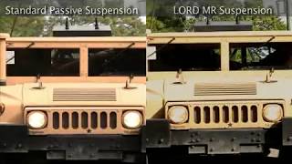 LORD MR Primary Suspension in action on a Humvee [upl. by Bysshe]