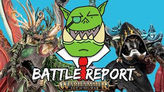 Sylvaneth VS Gloomspite Gitz  Warhammer Age of Sigmar Battle Report [upl. by Nasar]