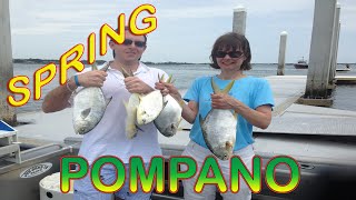 SPRING JACKSONVILLE POMPANO FISHING with Capt Dave [upl. by Corson861]