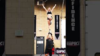 cheer cheerleading stunt flip sports youtubeshorts [upl. by Boucher]