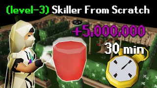 Thieving is SO EASY in 2024  OSRS Level 3 Skiller From Scratch 20 [upl. by Beverie]