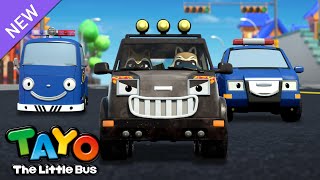 The Bad Car is Arrested🚨  Tayo Rescue Team Song  Police Cars  Tayo the Little Bus [upl. by Mickie]