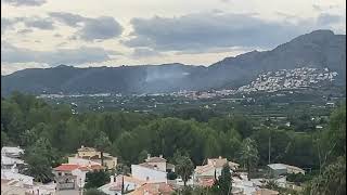 Incendio en El Ràfol dAlmúnia [upl. by Arriek]