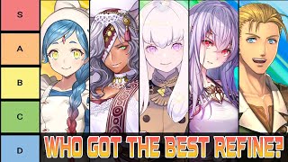 CRAZY REFINE BATCH Lysithea Fallen Julia Jorge Nailah Lilith analysis  Fire Emblem Heroes [upl. by Ahtael876]