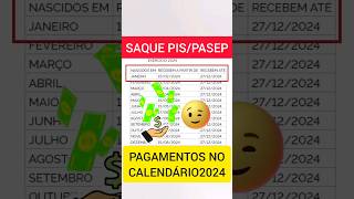 DATAS DE SAQUE PISPASEP 2022 CALENDÁRIO 2024 [upl. by Avra]