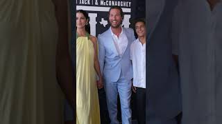 Matthew Mcconaughey and Camila Alves Beautiful Family actor movie celebrity family shorts [upl. by Ameh]