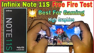 Infinix Note 11S Free Fire gameplay Test  Infinix Note 11S 5g High Graphics Free Fire Handcam Test [upl. by Nylavad316]