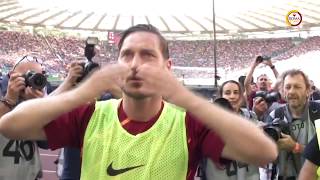 Francesco Totti The final game for the Giallorossi [upl. by Notrub]