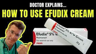 HOW TO USE EFUDIX 5 CREAM 5FU  Efudex  5fluorouracil  PLUS SIDE EFFECTS [upl. by Drofdarb]