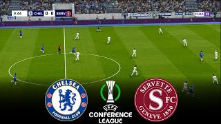 LIVE 🔴 CHELSEA vs SERVETTE  UEFA Conference League 20242025 Play Off  Simulation Realistic [upl. by Andryc]