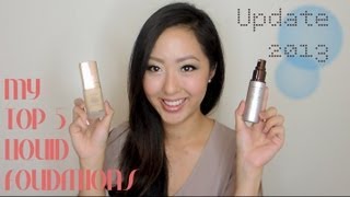 REVIEW My Top 5 Liquid Foundations  Matte Summer Foundation RoutineTutorial [upl. by Asilanna]