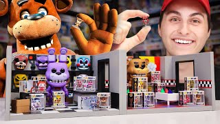 I Built The Worlds Smallest Pizzeria With Five Nights At Freddys Funko Pops [upl. by Nerreg]