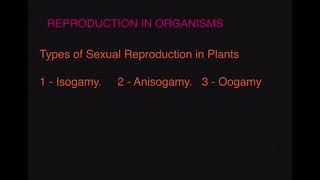 IsogamyAnisogamy  Oogamy [upl. by Celinda]