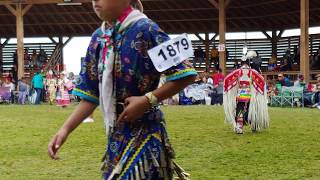 Ochapowace Powwow 2019 Jr Girls Traditional Sunday [upl. by Eislrahc]