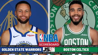 Golden State Warriors Vs Boston Celtics  NBA Live PlayByPlay Scoreboard 2024 [upl. by Haas]