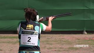 Nine News  Commonwealth Shooting Federation Championships 9 Nov 2017 [upl. by Weisbrodt906]