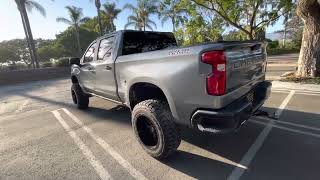 2020 Silverado LT Trail Boss 6” Rough Country Lift 35x125 20x12 44 Full Cat Back Exhaust [upl. by Colfin]