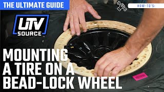 The Ultimate Guide Mounting a Tire on a Beadlock Wheel [upl. by Barris639]