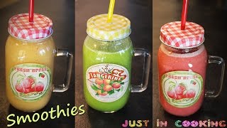 3 Recettes de Smoothies pour lété [upl. by Namzzaj]