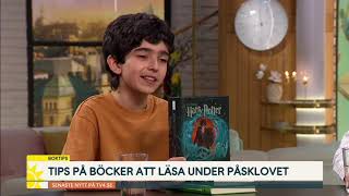 Sepenta boktipsar på nyhetsmorgon i tv4 quotHarry Potterquot [upl. by Yahs]