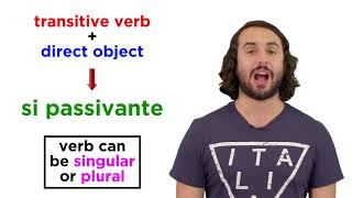 Italian Grammar Si Passivante [upl. by Cord]