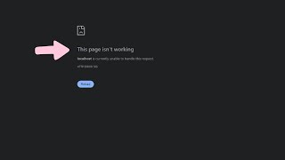 Fix This page isn’t working localhost is currently unable to handle this request  http error 500 [upl. by Dacia]