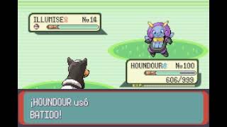 POKEMON EMERALD  HOUNDOUR  BATIDO  MILK DRINK [upl. by Anertac775]