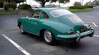 1965 Porsche 356 SC Coupe 407973  Startup amp Driving  Daniel Schmitt amp Co [upl. by Oiludbo992]