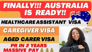 AUSTRALIA CAREGIVER VISA  GET READY TO APPLY FOR AUSTRALIA AGED CARER VISA LATEST UPDATE [upl. by Assenyl]