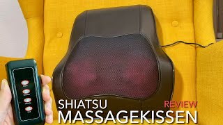 Kompaktes Shiatsu Massagegerät mit Heizfunktion  5 Wochen getestet  Fazit [upl. by Eelarual441]