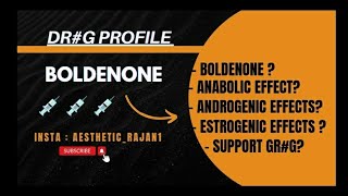 DRG PROFILE  BOLDENONE  FULL VIDEO aestheticrajan1 [upl. by Cleland]