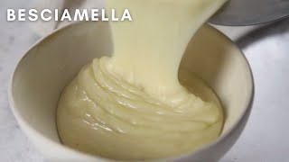 BESCIAMELLA VEGETALE  Ricetta facile senza latte senza burro  Cucina Botanica [upl. by Anders603]