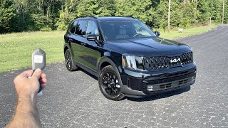 2024 Kia Telluride SX Prestige X PRO Start Up Test Drive Walkaround POV and Review [upl. by Haisej]