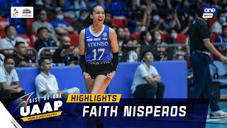 Faith Nisperos highlights  UAAP Season 85 Women’s Volleyball [upl. by Acyre]