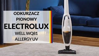 Odkurzacz pionowy Electrolux WELL WQ81 Allergy UV  dane techniczne  RTV EURO AGD [upl. by Baelbeer]