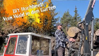 DIY Hochbeet  Vom Wald in den Garten [upl. by Leanatan]