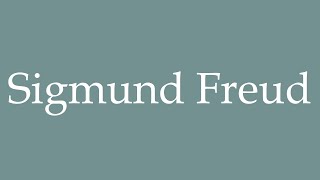 How to Pronounce Sigmund Freud Correctly in French [upl. by Spanos]