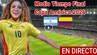 Shakira medio tiempo Final Copa América 2024 en vivo presentación Shakira Argentina vs Colombia [upl. by Nuj]