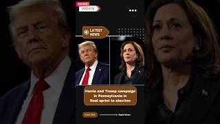 Harris vs Trump Final Sprint in Pennsylvania politicalnews election2024 [upl. by Alian778]