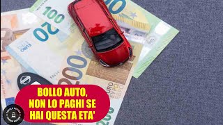 BOLLO AUTO chi ha questa età non lo paga Lo sconto più grande mai visto [upl. by Hartill]