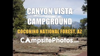 Canyon Vista Campground Coconino National Forest Arizona [upl. by Komara]