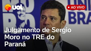 🔴 Sergio Moro julgamento ao vivo no TREPR analisa ações que pedem cassação do senador acompanhe [upl. by Grantland]