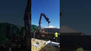 Banksia grove Perth light steel prefab house construction [upl. by Adidnac]