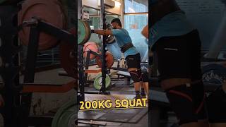 200kg squat [upl. by Peonir]