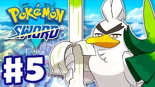 Galarian Farfetchd Evolves into Sirfetchd  Pokemon Sword and Shield  Gameplay Walkthrough Part 5 [upl. by Ty]