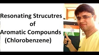 Resonating Structures of Chlorobenzene  orthoparadirectinggroup [upl. by Alyda995]