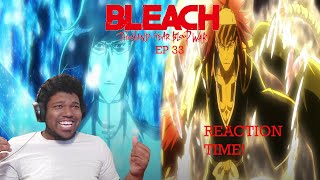 URYU VS RENJI OKAY ZABIMARU  Bleach TYBW Episode 33 Reaction [upl. by Kalman]