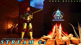 A NEW Journey Begins On Appalachia  Ark Survival Ascended STREAM 1 [upl. by Shaum]