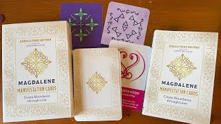 Magdalene Manifestation Cards  ⭐️New Release⭐️  Full Flip Through of Each Card [upl. by Eidnam]