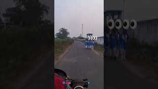 School girls reaction mandlateddy school girls reaction love comedy funny video [upl. by Pallua]